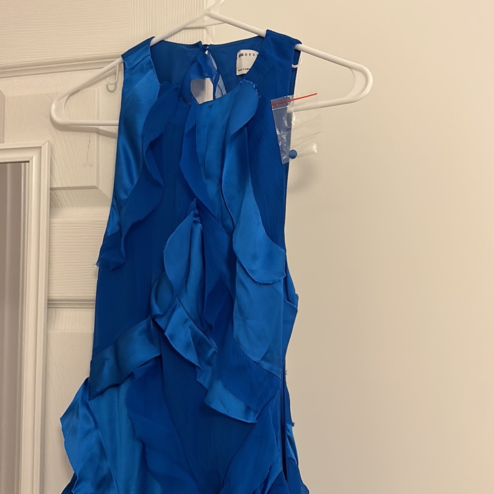 ASOS Sapphire Ruffle Open-Back Maxi Dress - Picture 6 of 9